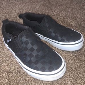 Vans Asher Kids Checkered Shoes